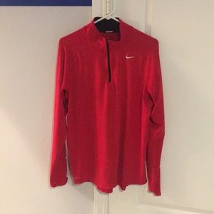 Nike Dri-Fit running quarter zip.